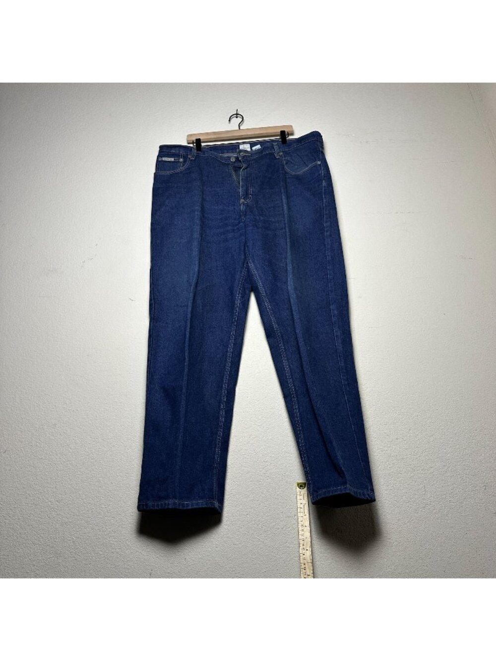 VTG Calvin Klein Jeans Men 40 Denim Western Pants Blue Straight Fit Casual 90s
